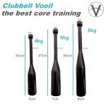Clubbell | 8kg | Treino Superiores | Voeil | Vc8 - Imagem 5
