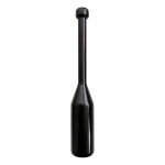 Clubbell Voeil de 4 kg preto, inteiro e centrado sobre fundo branco