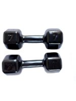 Par De Halteres Vinil | 7kg | Sextavado | Voeil | Vh7 - Imagem 3