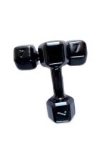 Par De Halteres Vinil | 7kg | Sextavado | Voeil | Vh7 - Imagem 4