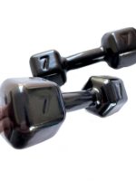 Par De Halteres Vinil | 7kg | Sextavado | Voeil | Vh7 - Imagem 2